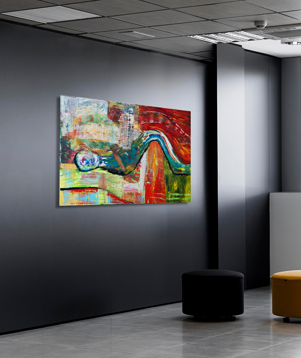 Tide displayed in a gallery space